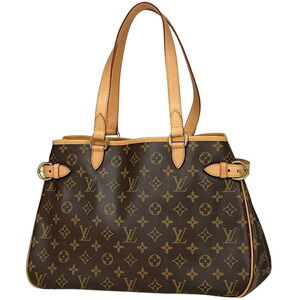 Louis Vuitton Batignolles Horizontal Shoulder Bag Tote Monogram Brown